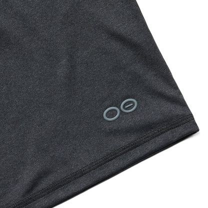 OOfos Men's COOl Down T Shirt - Dark Gray Heather