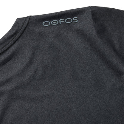 OOfos Men's COOl Down T Shirt - Dark Gray Heather