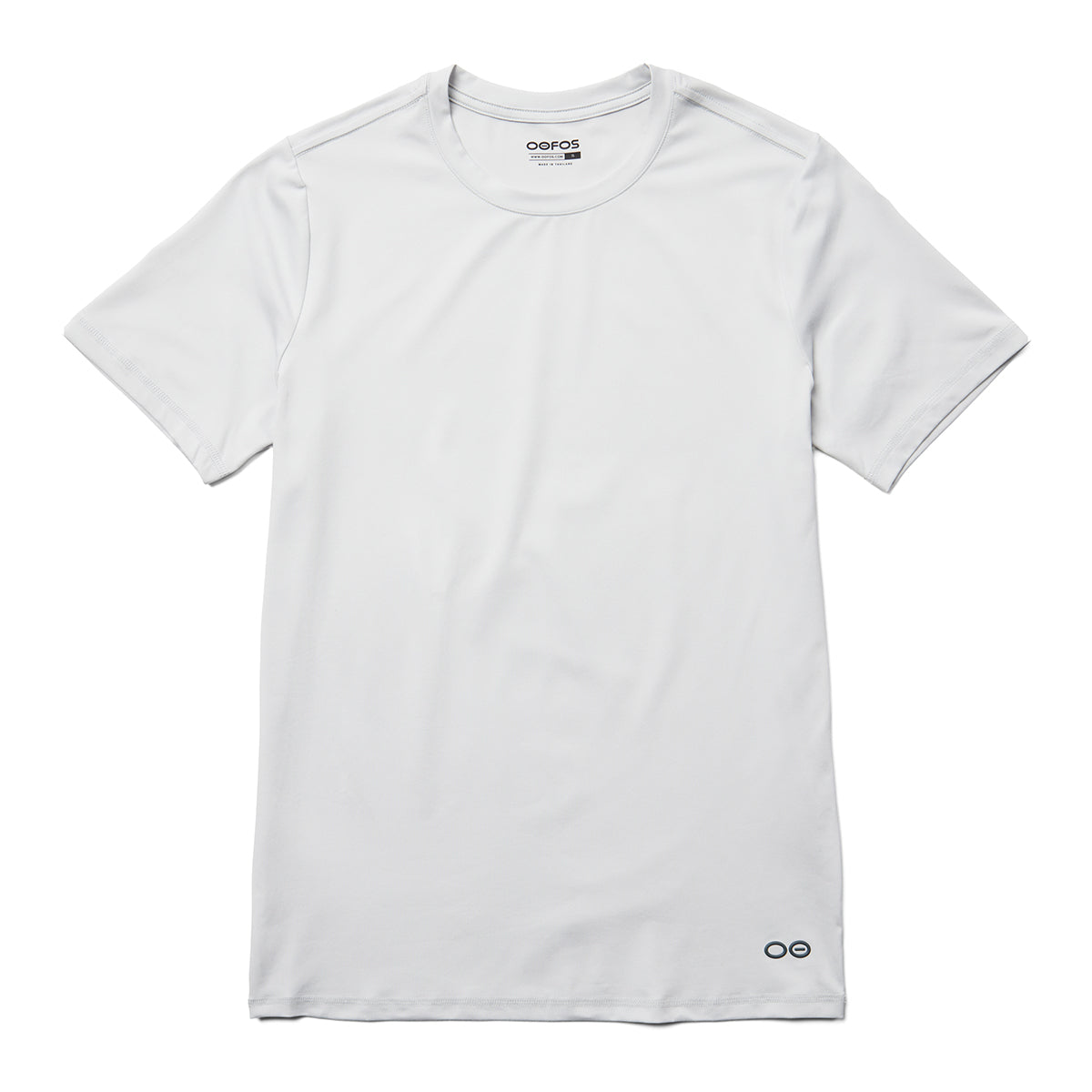 OOfos Men's COOl Down T Shirt - Light Gray Heather