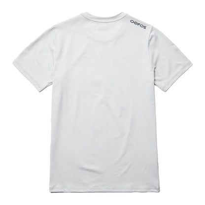 OOfos Men's COOl Down T Shirt - Light Gray Heather