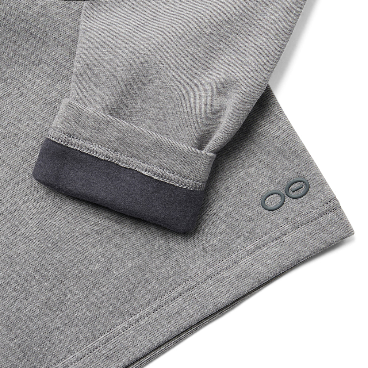 OOfos Men's COOl Down ¼ Zip - Gray Heather