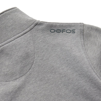 OOfos Men's COOl Down ¼ Zip - Gray Heather