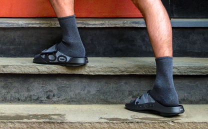 OOfos Men's OOahh Sport Flex Sandal - Black Camo