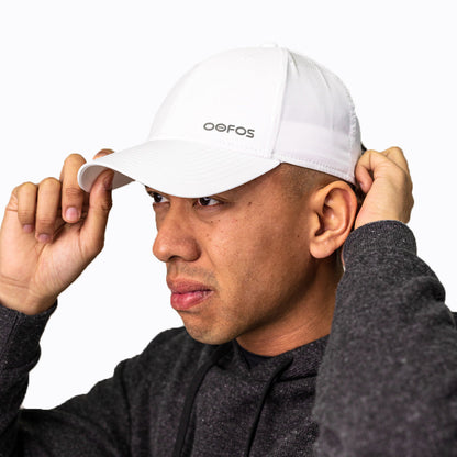 OOfos COOl Down Cap Unisex - White