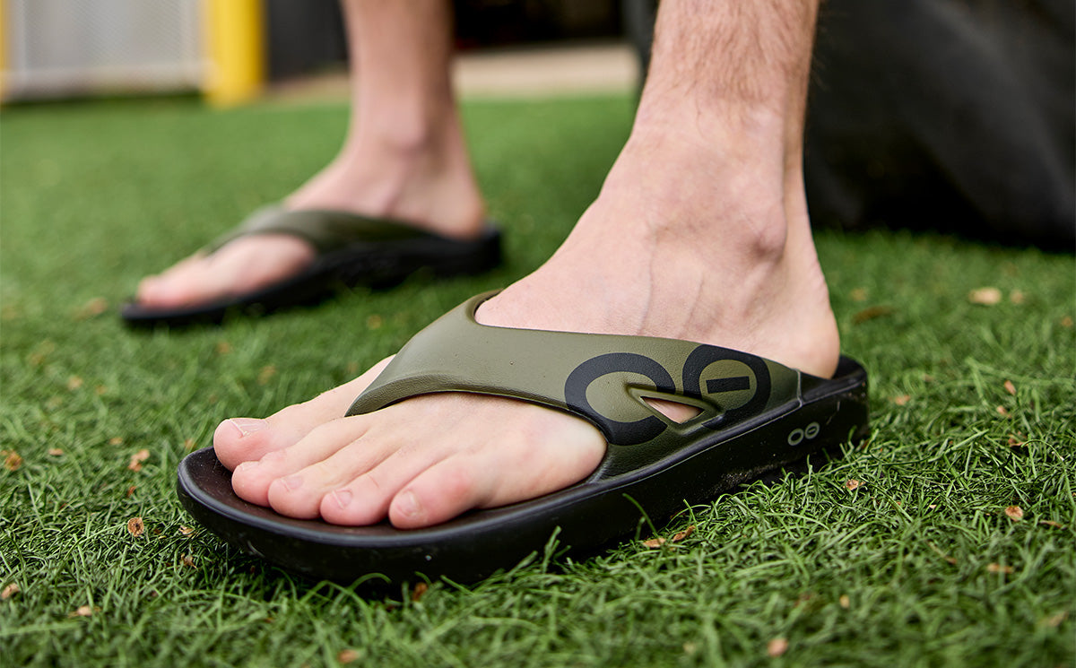 OOfos Men's OOriginal Sport Sandal - Tactical Green
