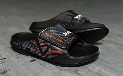  BAUER/OOFOS Men's OOahh Sport Flex Sandal – Black