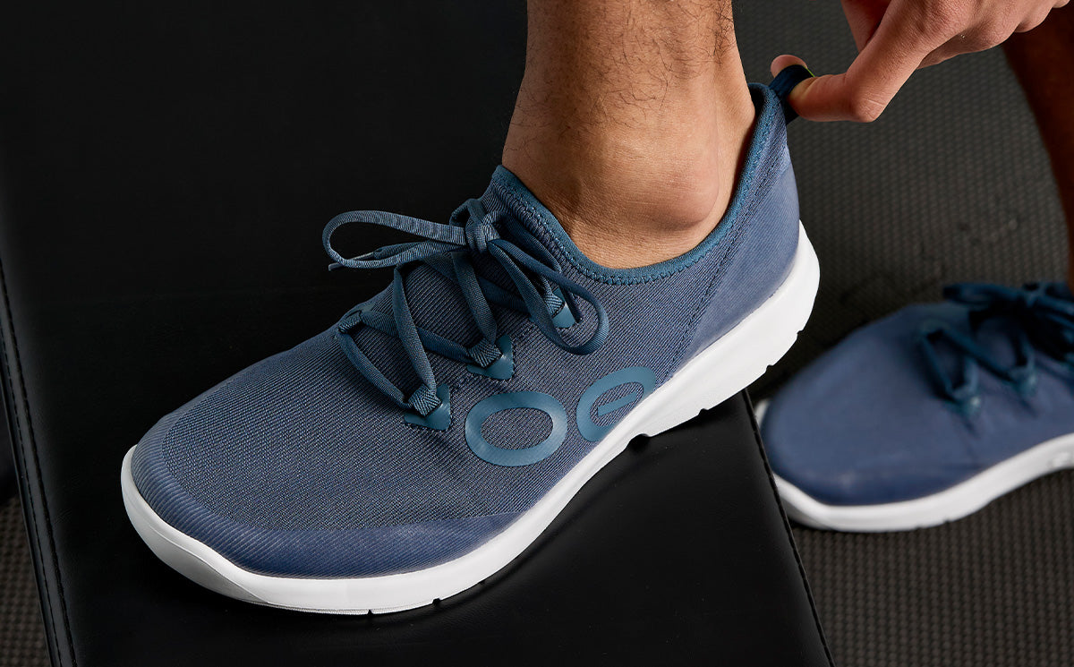 OOfos Men's OOmg Sport LS Low Shoe - Moroccan Blue
