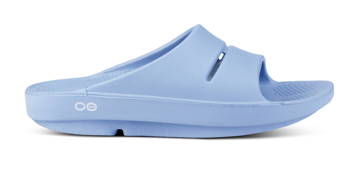 OOfos Women's OOahh Slide Sandal - Neptune Blue