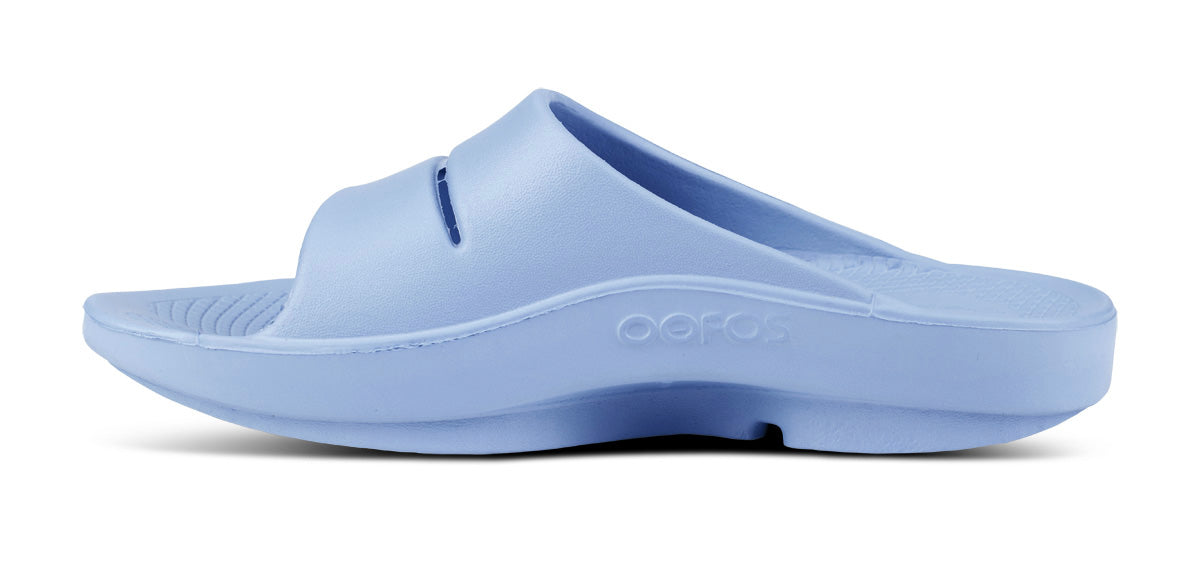 OOfos Women's OOahh Slide Sandal - Neptune Blue