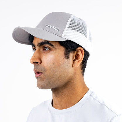 OOfos OOsnap Cap Unisex - White Gray